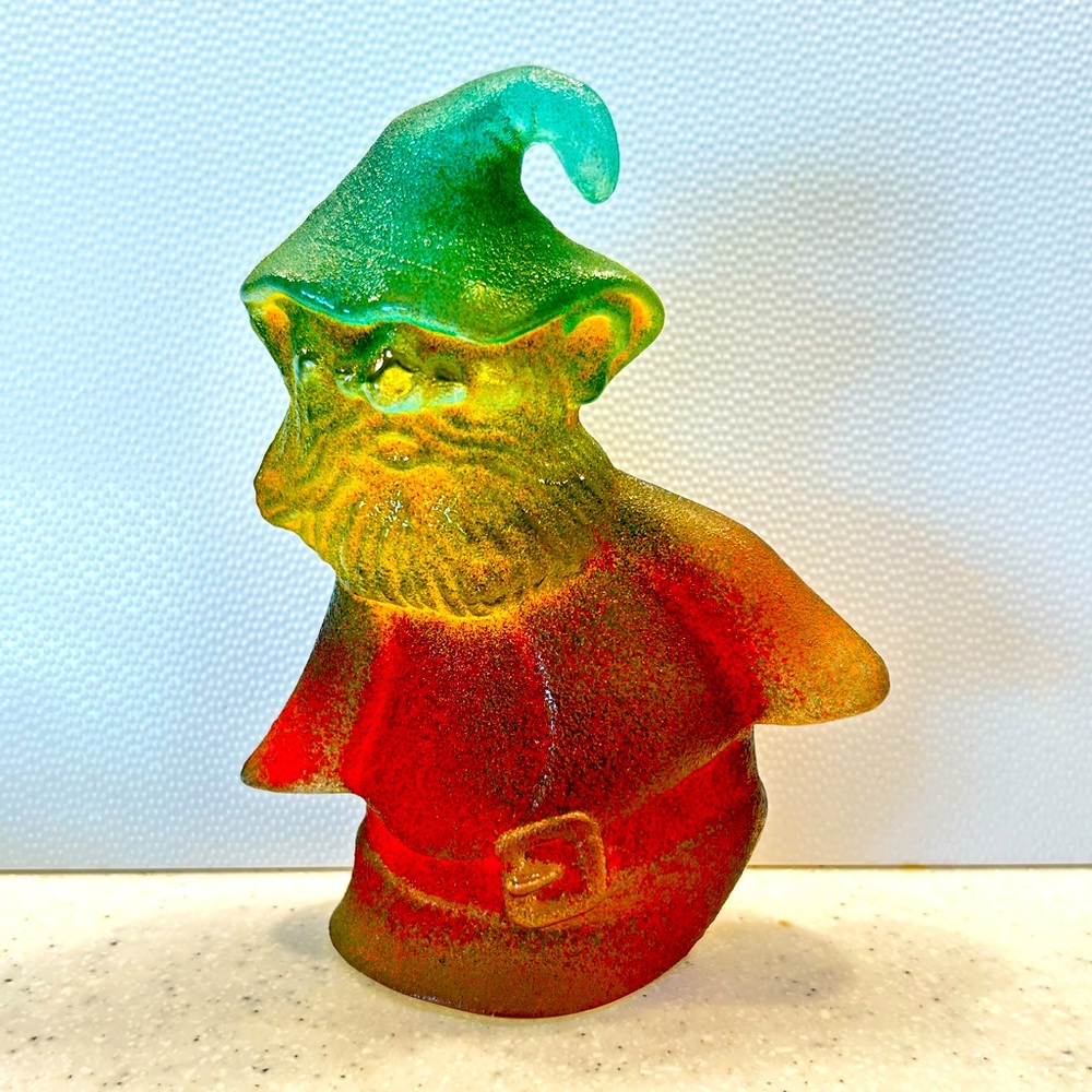 Kosta Boda Kjell Engman Art Glass Figurine Catwalk Santa .